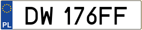 Truck License Plate